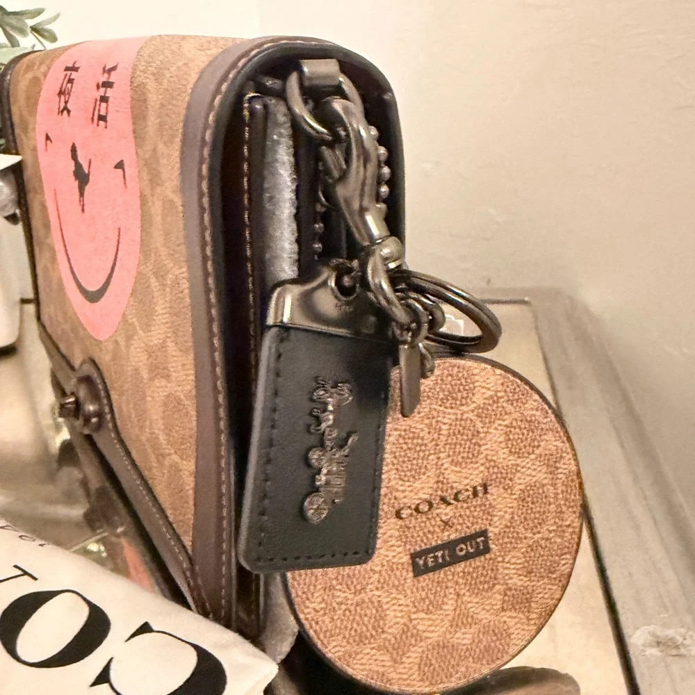 Coach X Rexy Yeti Out Riley Bag With Charm1